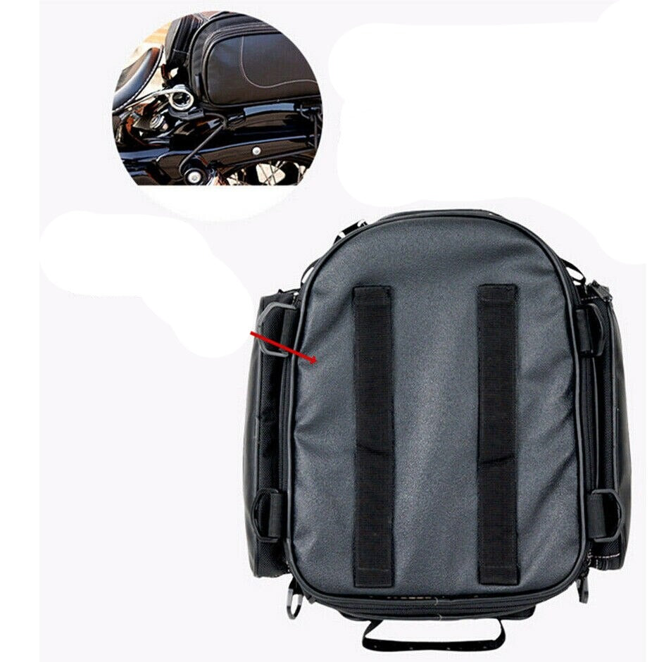 All Weather Tail Bag For Motorcycles With Expandable Storage And Water Resistant - Ormexis