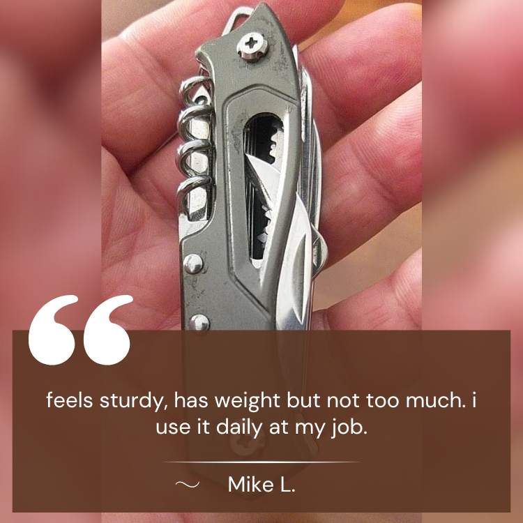 Versatile Swiss Knife Slim Stainless Steel Multi Tool For Outdoor Adventures