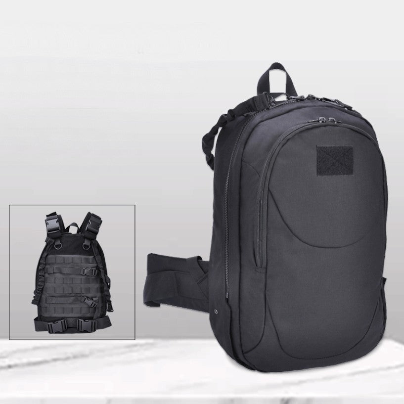 Sac tactique pour aventures en plein air avec matériau imperméable et sangles réglables