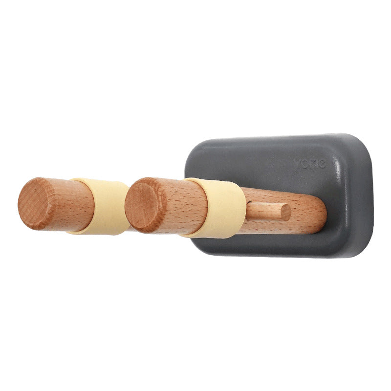 Support mural pour guitare avec crochets réglables pour un rangement flexible