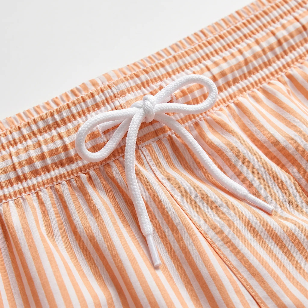 Stribede sommerbadeshorts - Afslapning ved poolen - Ormexis