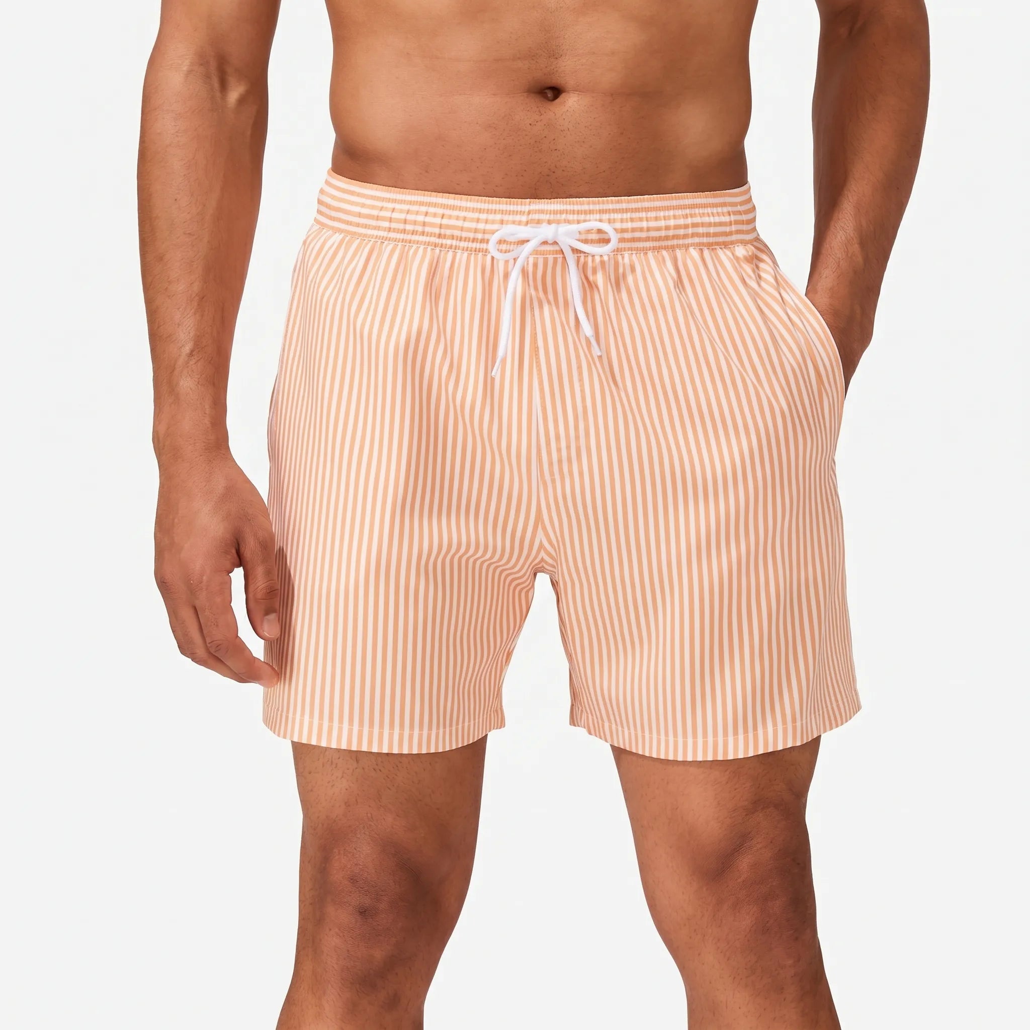 Stribede sommerbadeshorts - Afslapning ved poolen - Ormexis