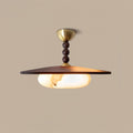 Mid-century-taklampa med marmorring | Ormexis
