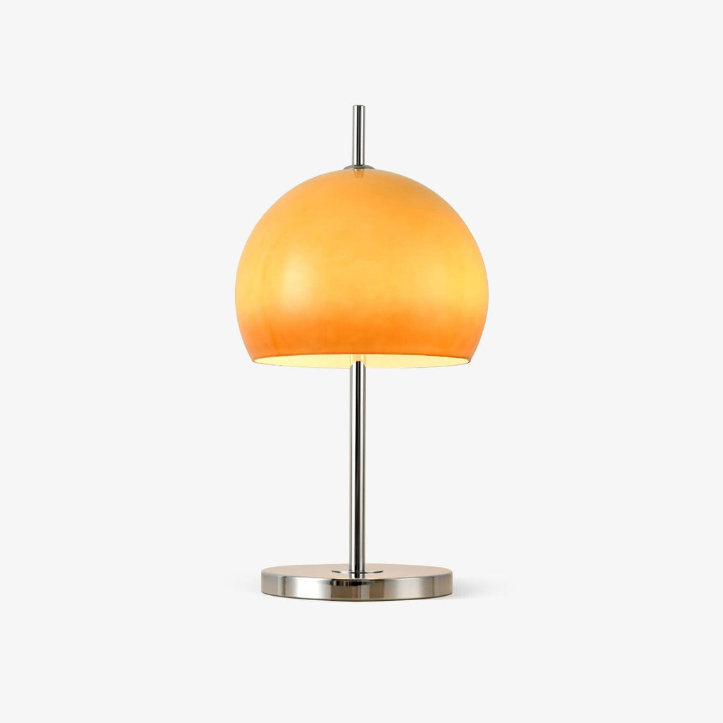 Lampa ve tvaru houby s bauhausovým vlivem a čistou geometrickou siluetou
