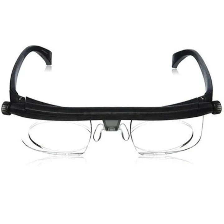 VisionFlex briller med justerbar fokus og tilpasselige linser til nær- og fjernsyn.