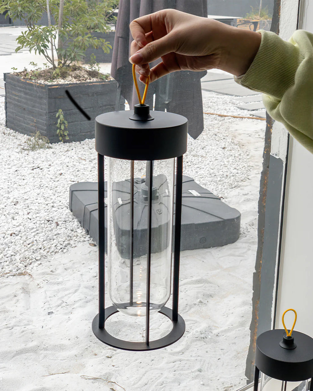 Sleek Metal Cage Lantern Light | Ormexis