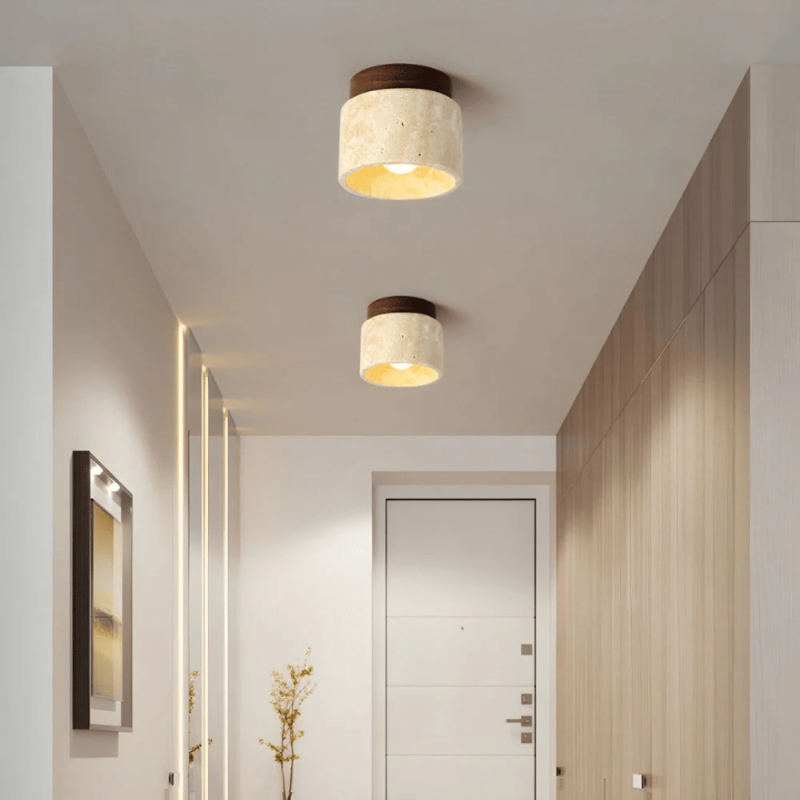 CalmGlow Slank Trelampe med Energieffektiv LED