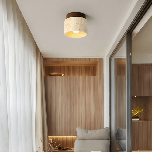 CalmGlow Sleek Wood Lamp With Energy Efficient LED