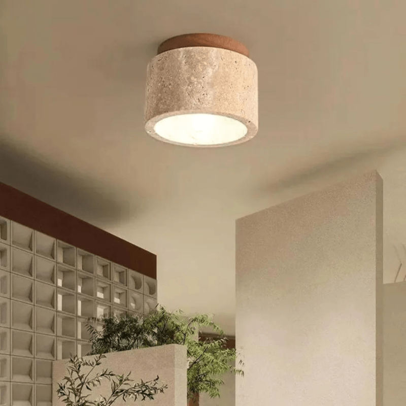 CalmGlow Slank Trelampe med Energieffektiv LED