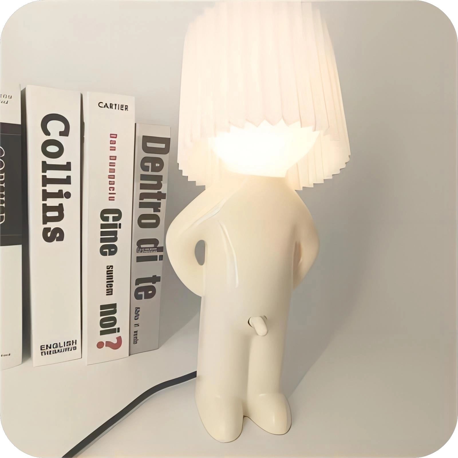 WackyLamp emberalakú, vezeték nélküli asztali lámpa nappaliba és hálószobába