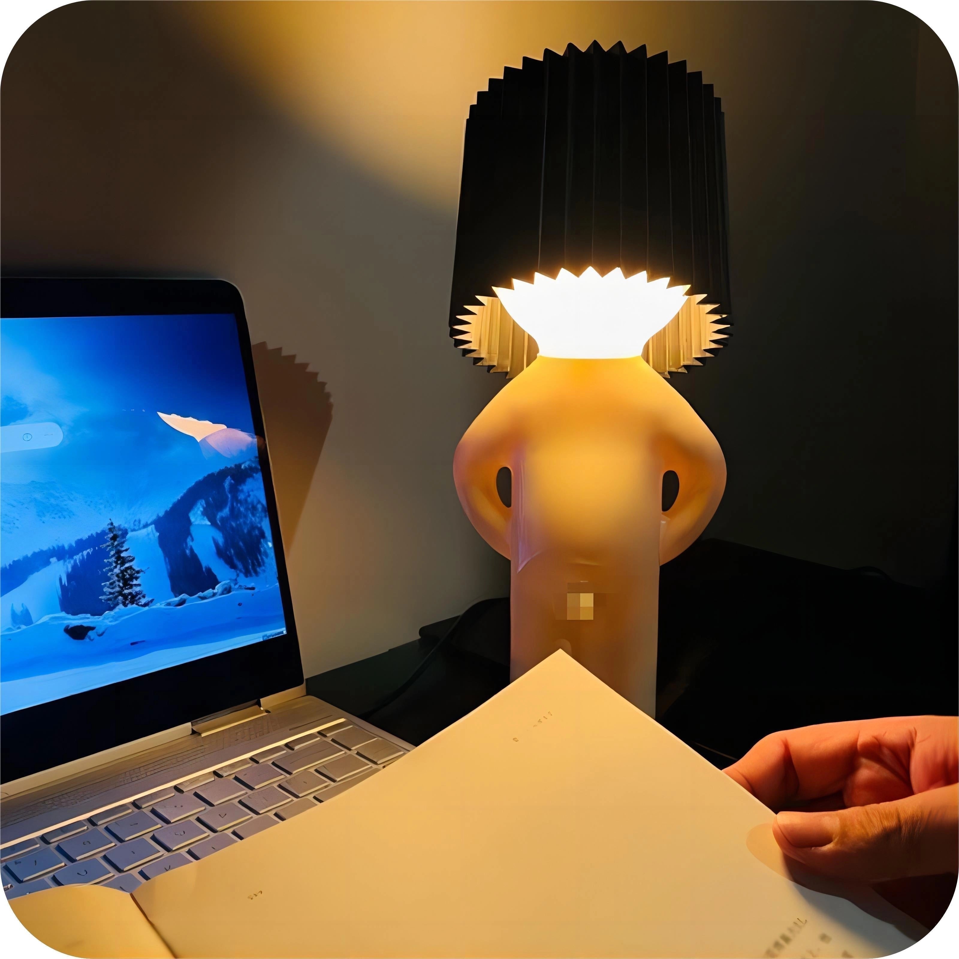 WackyLamp emberalakú, vezeték nélküli asztali lámpa nappaliba és hálószobába