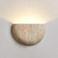 Falra szerelhető retro Wabi Sabi fali lámpa félhold alakú dizájnnal | Ormexis