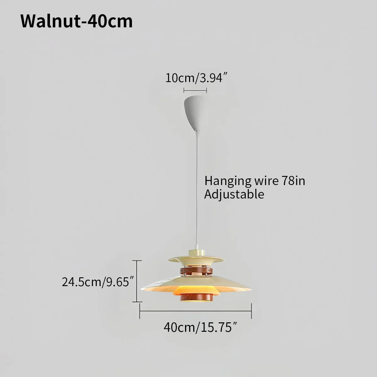 Mercero UFO Style Pendant Light For Kitchen And Dining Areas