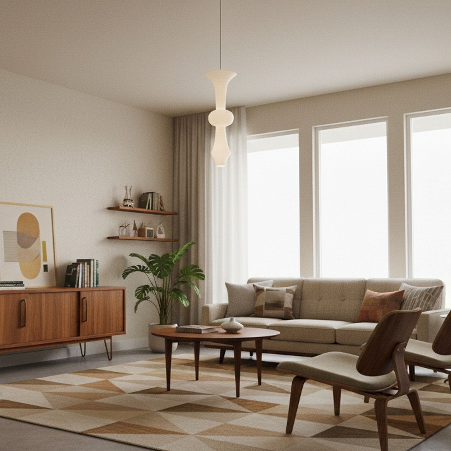 Washi Paper E Pendant Light | Ormexis