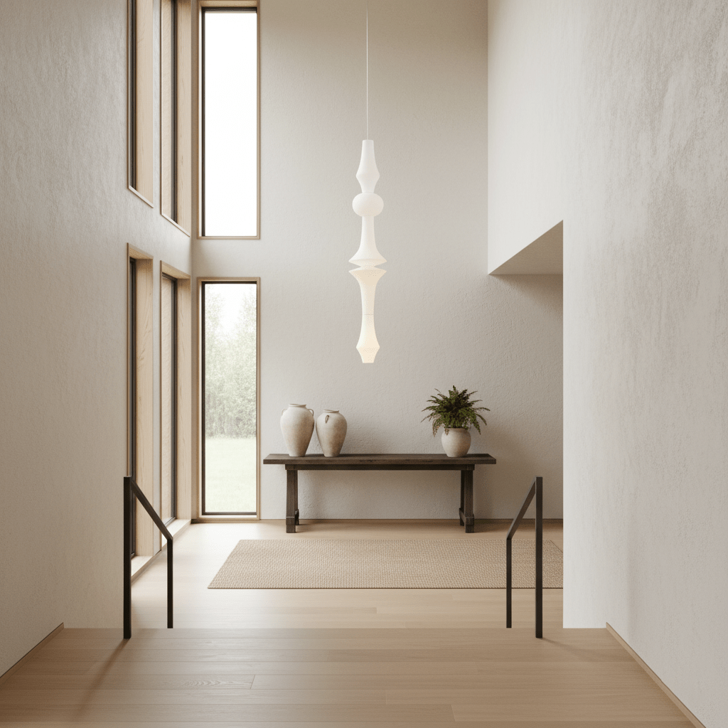 Washi Paper E Pendant Light | Ormexis