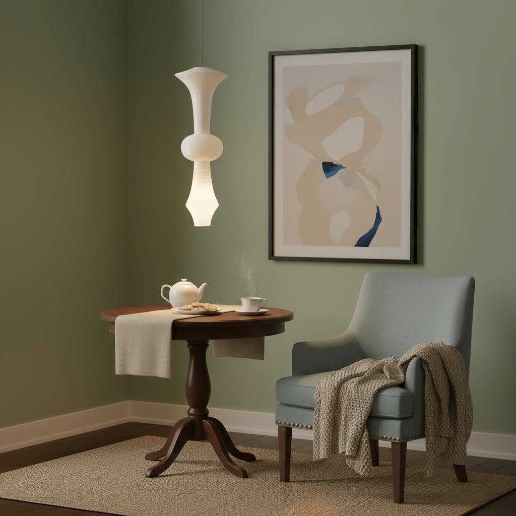 Washi Paper E Pendant Light | Ormexis