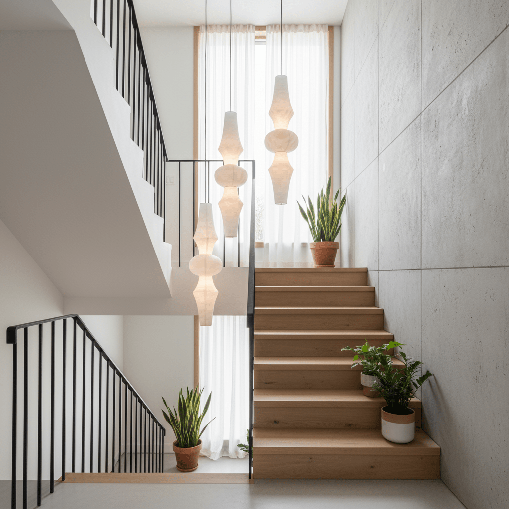 Washi Paper E Pendant Light | Ormexis