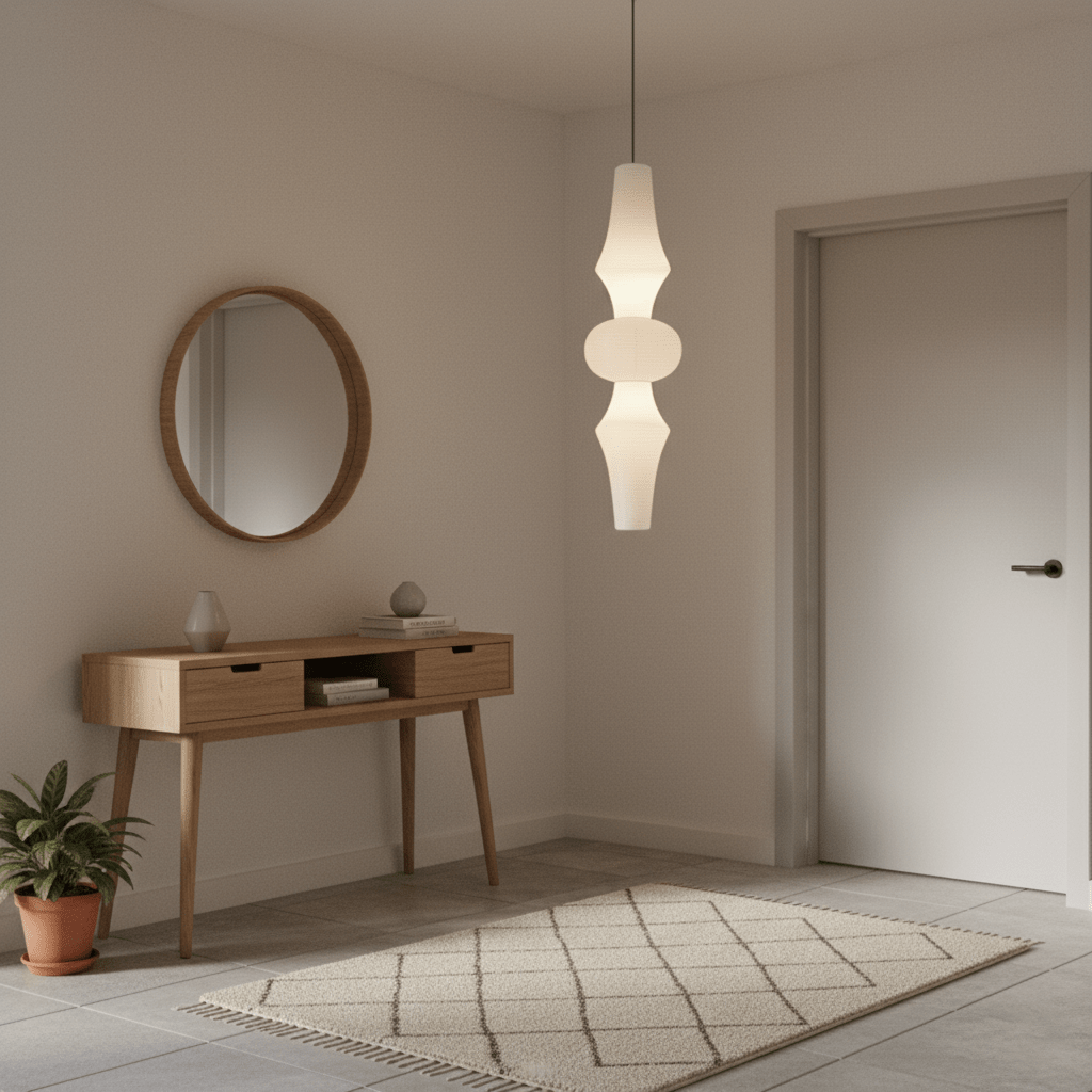 Washi Paper E Pendant Light | Ormexis