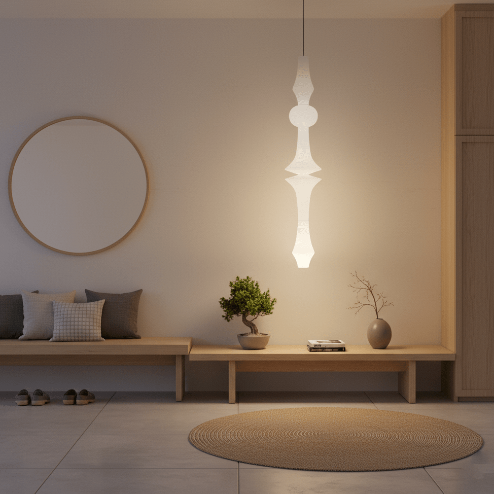 Washi Paper E Pendant Light | Ormexis