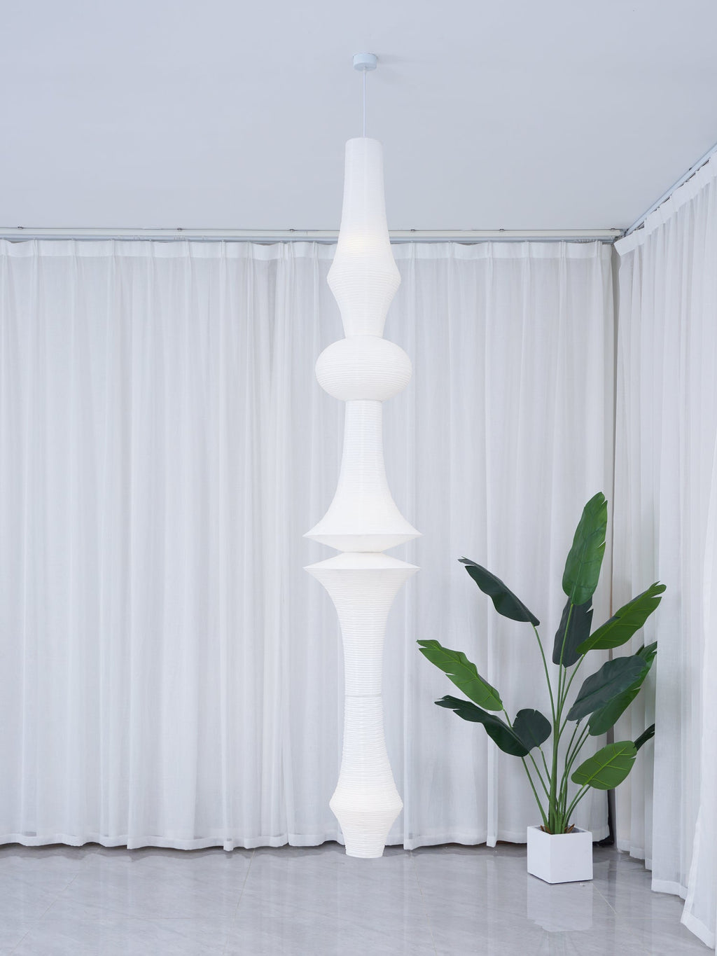 Washi Paper E Pendant Light | Ormexis