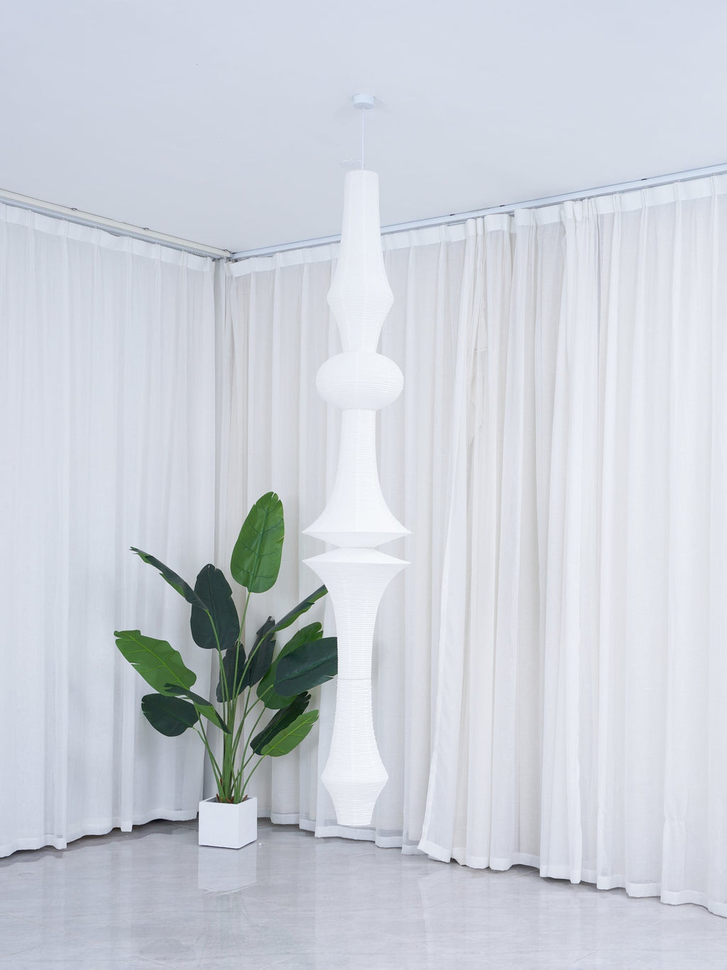 Washi Paper E Pendant Light | Ormexis