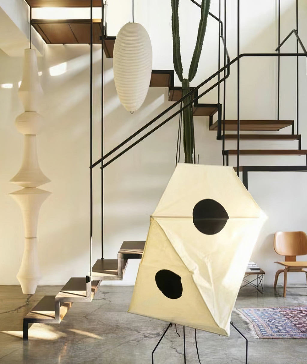 Washi Paper E Pendant Light | Ormexis