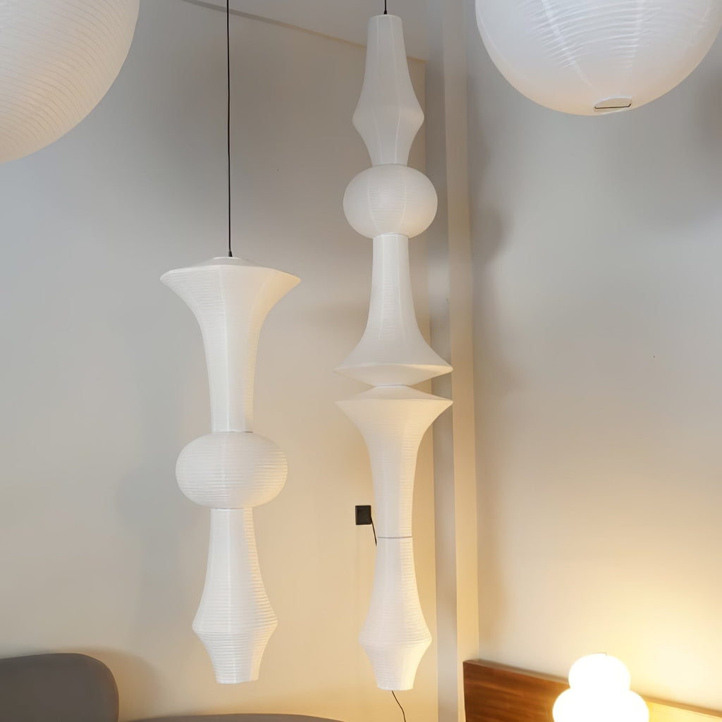 Washi Paper E Pendant Light | Ormexis