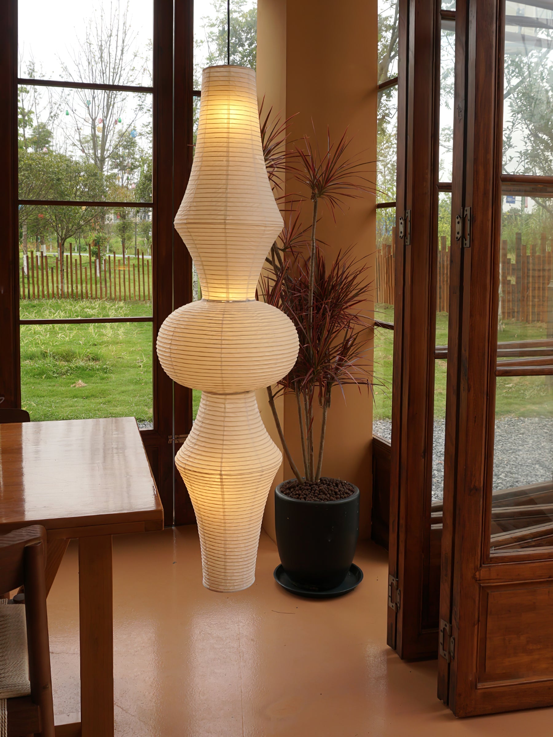 Washi Paper E Pendant Light | Ormexis