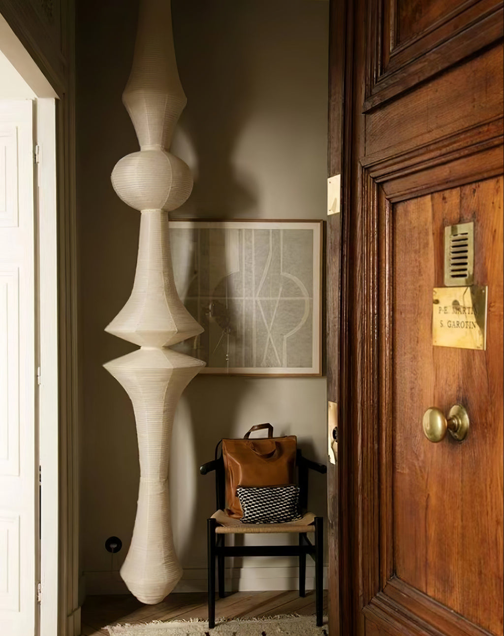 Washi Paper E Pendant Light | Ormexis