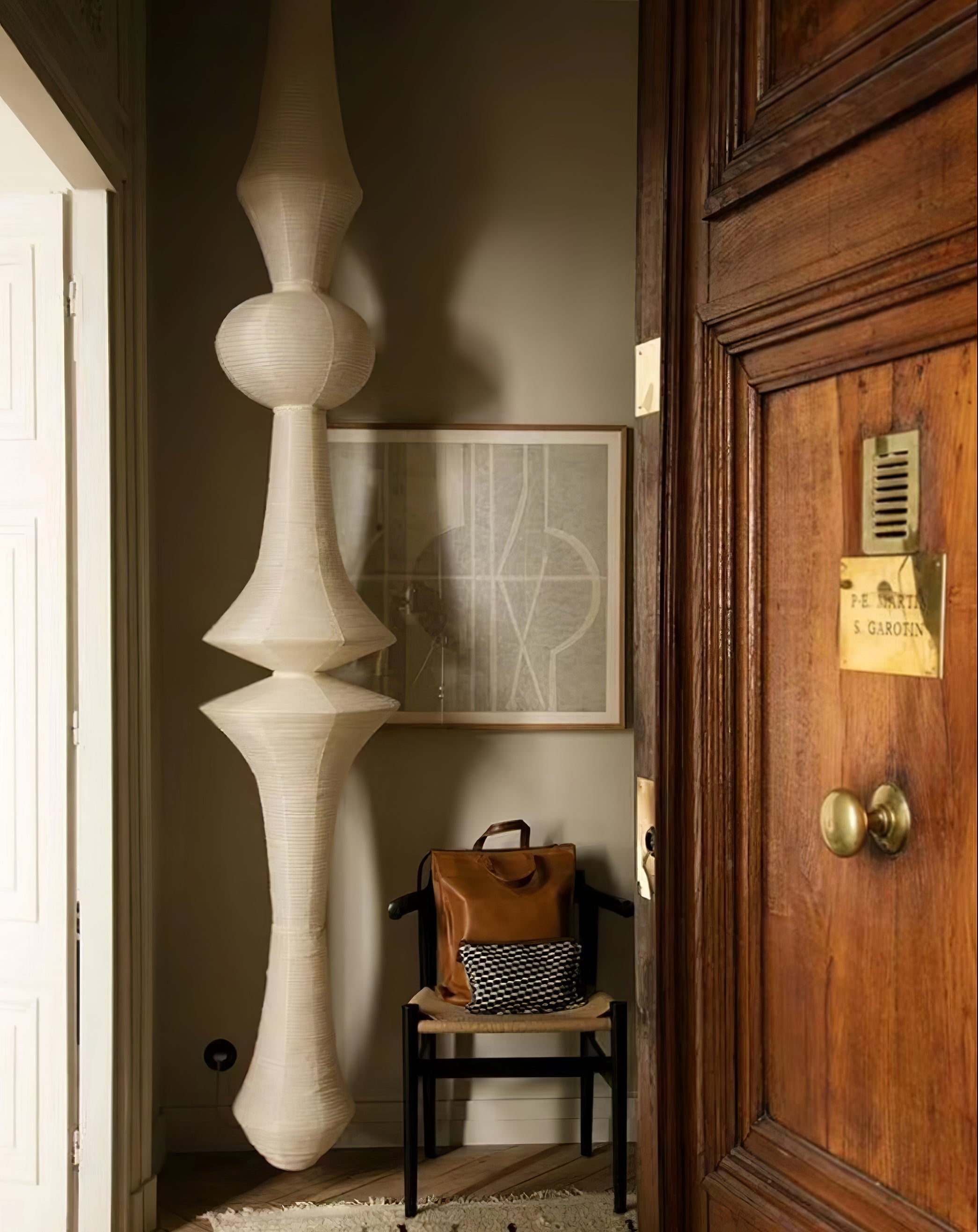 Washi Paper E Pendant Light | Ormexis