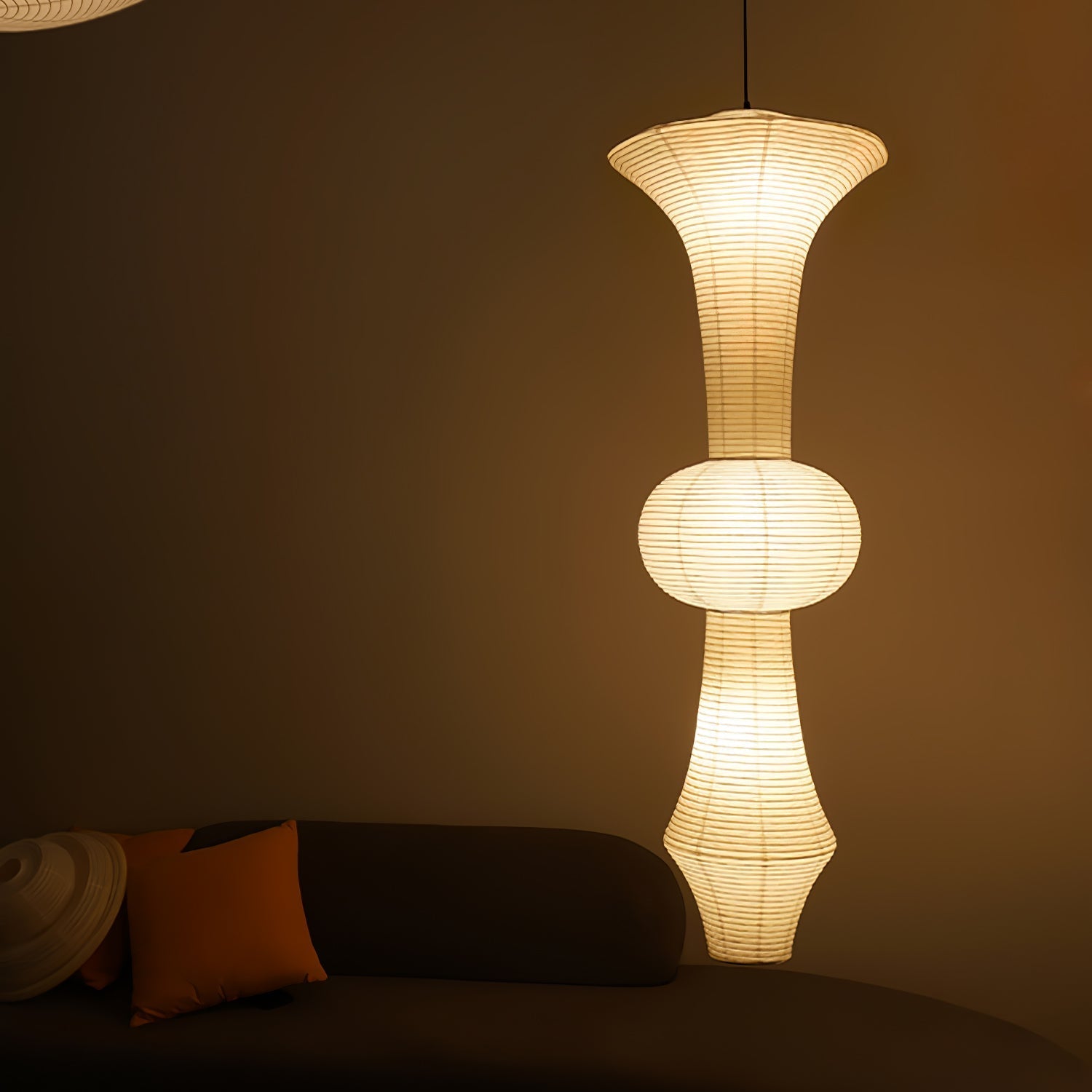 Washi Paper E Pendant Light | Ormexis