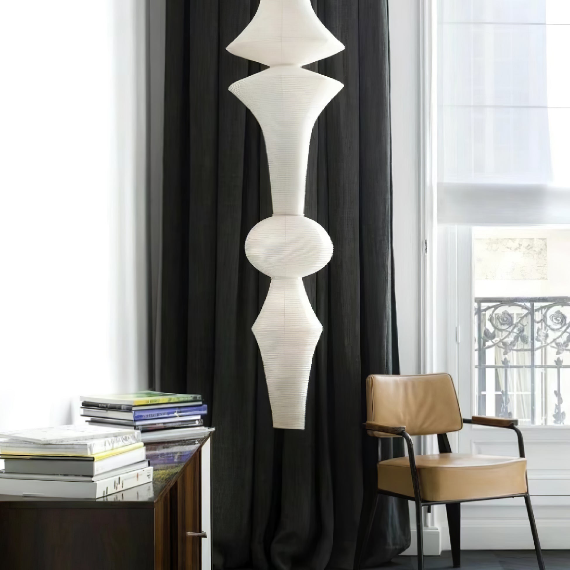Washi Paper E Pendant Light | Ormexis