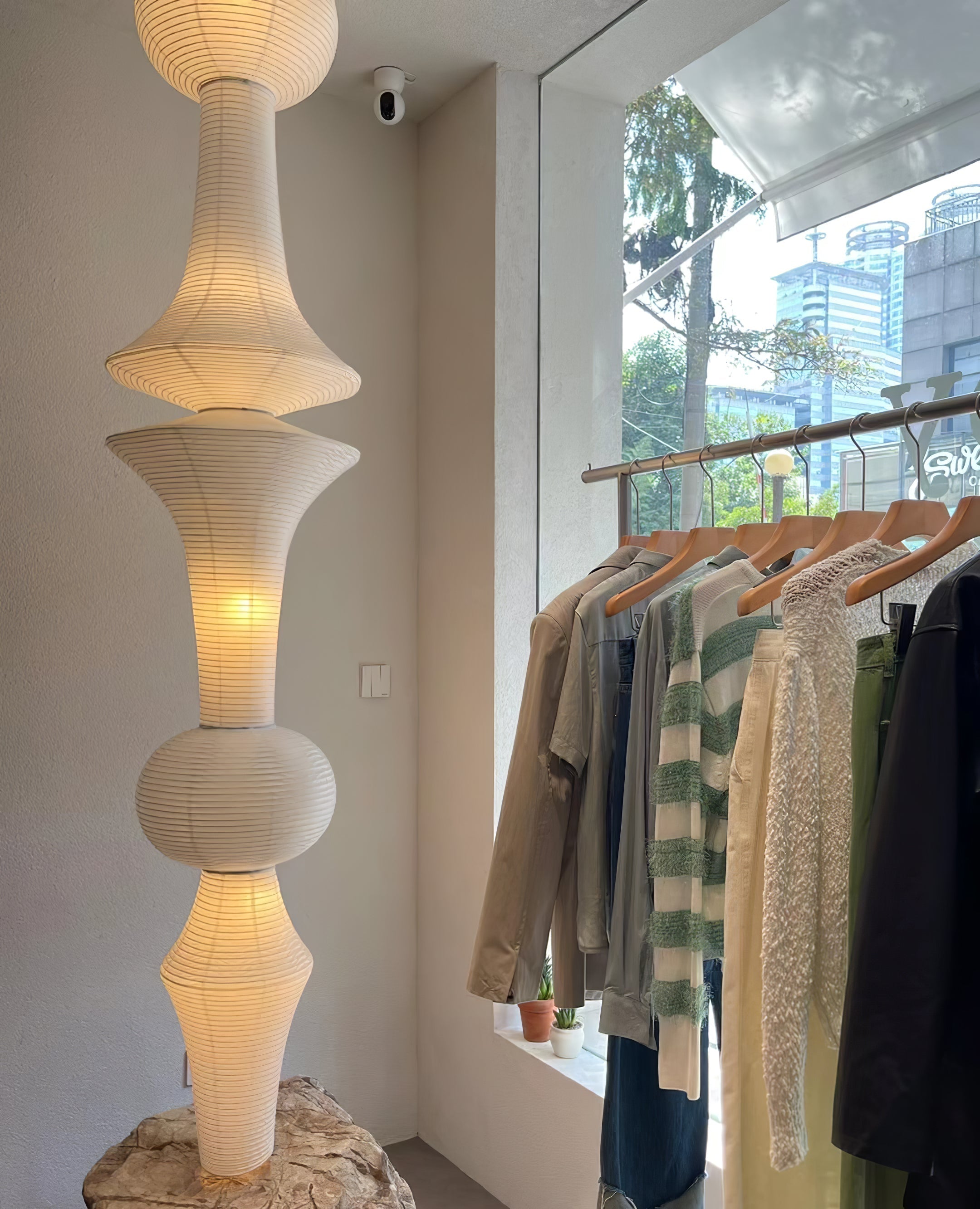 Washi Paper E Pendant Light | Ormexis