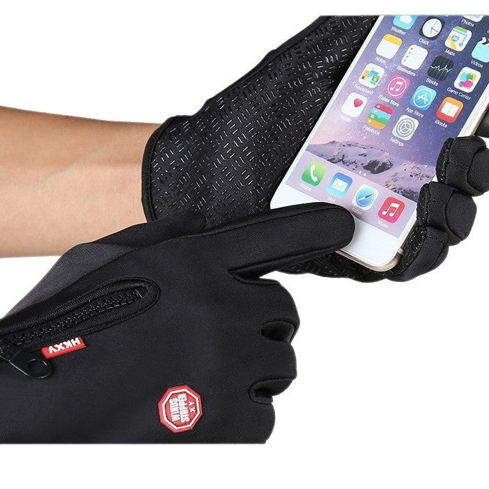 Winter Waterproof Gloves With Touchscreen Use And Cozy Fleece Liner