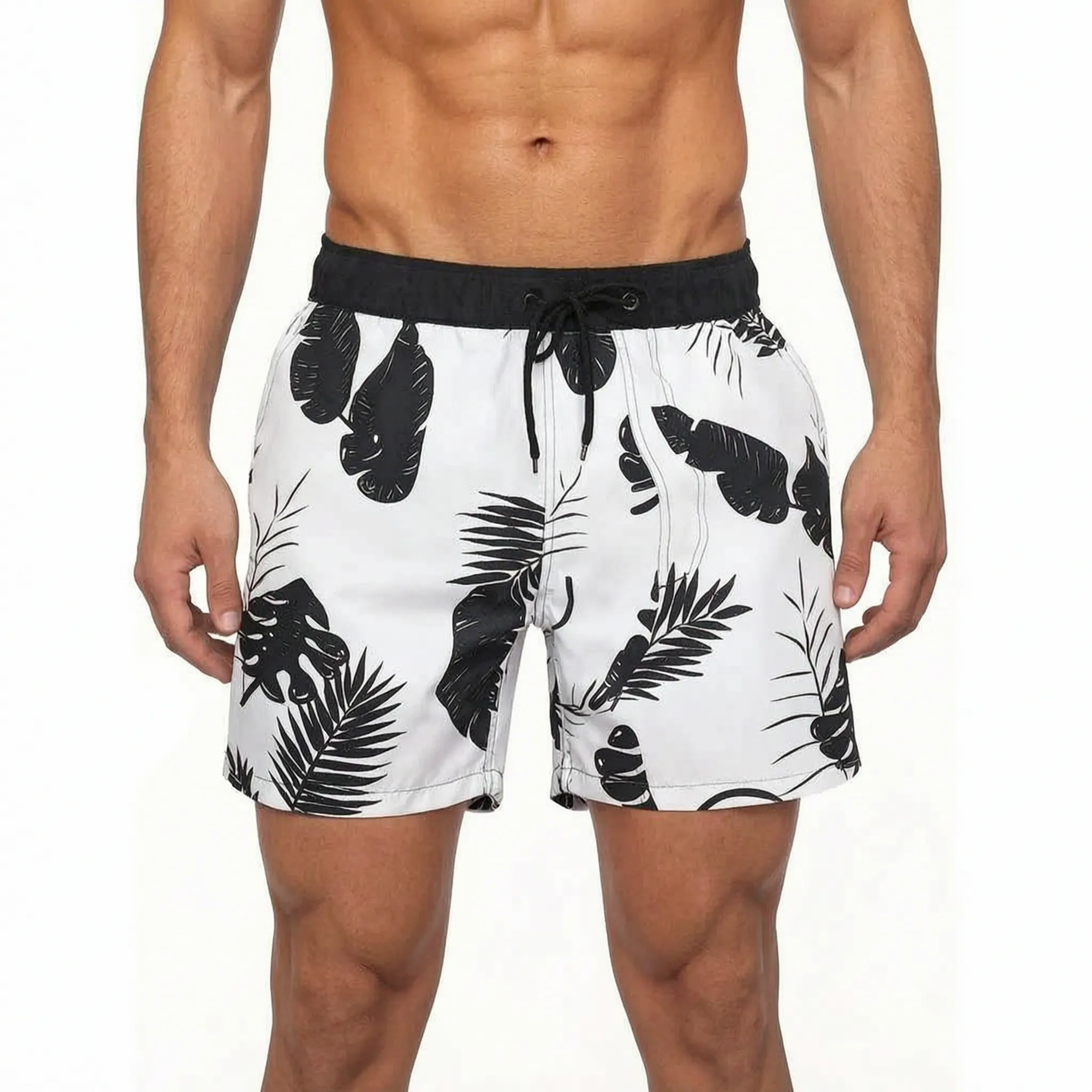 Men's Lined Swim Shorts -  Beach Holidays - Ormexis