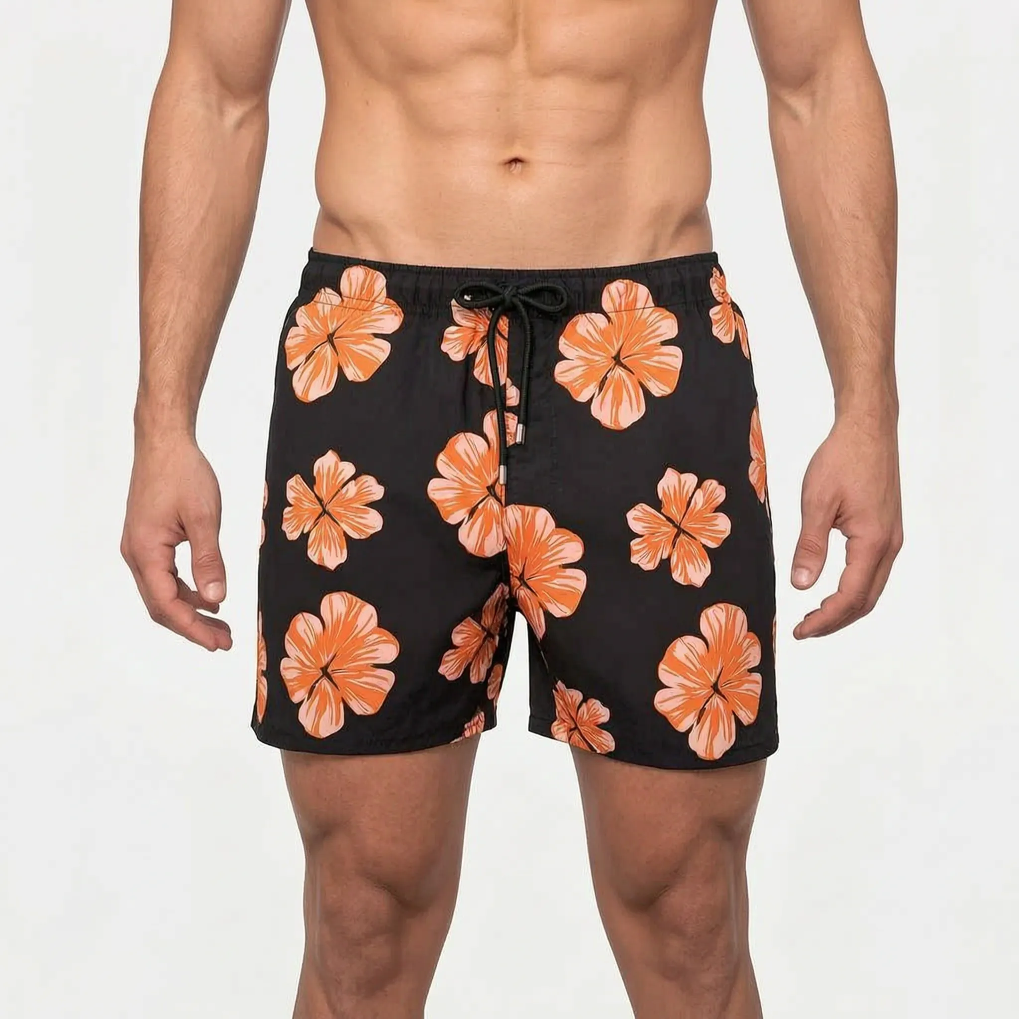 Men's Lined Swim Shorts -  Beach Holidays - Ormexis