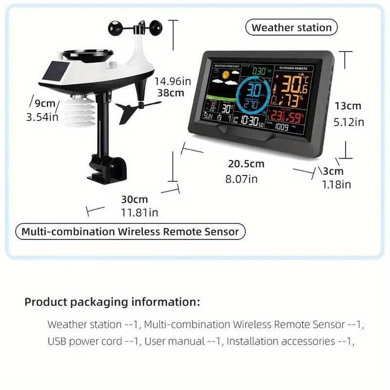 Stazione Meteorologica Personale WeatherWise per Previsioni Locali in Tempo Reale