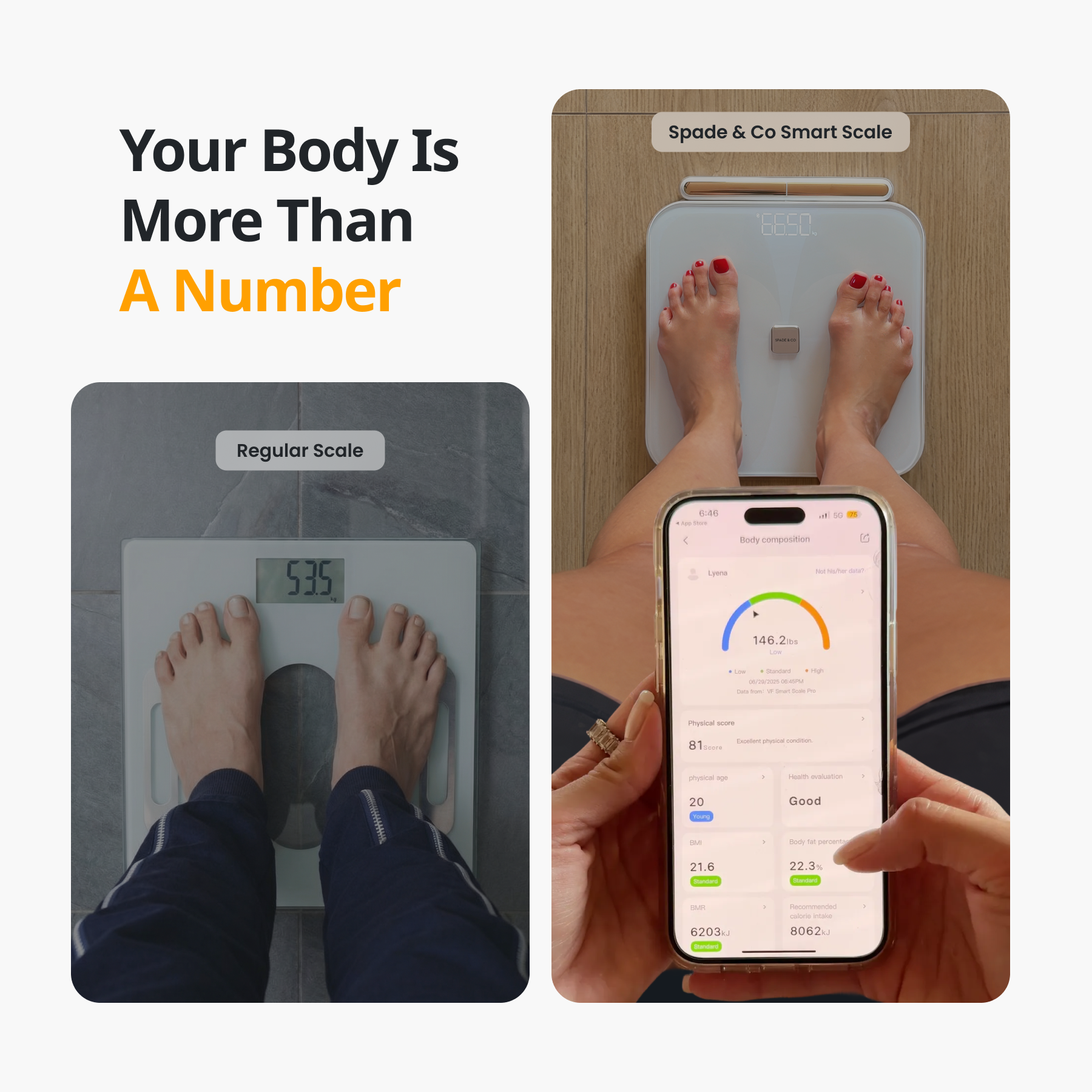 Wellness Tracker: Smart Scale With 8-Electrode System For Detailed Body Composition