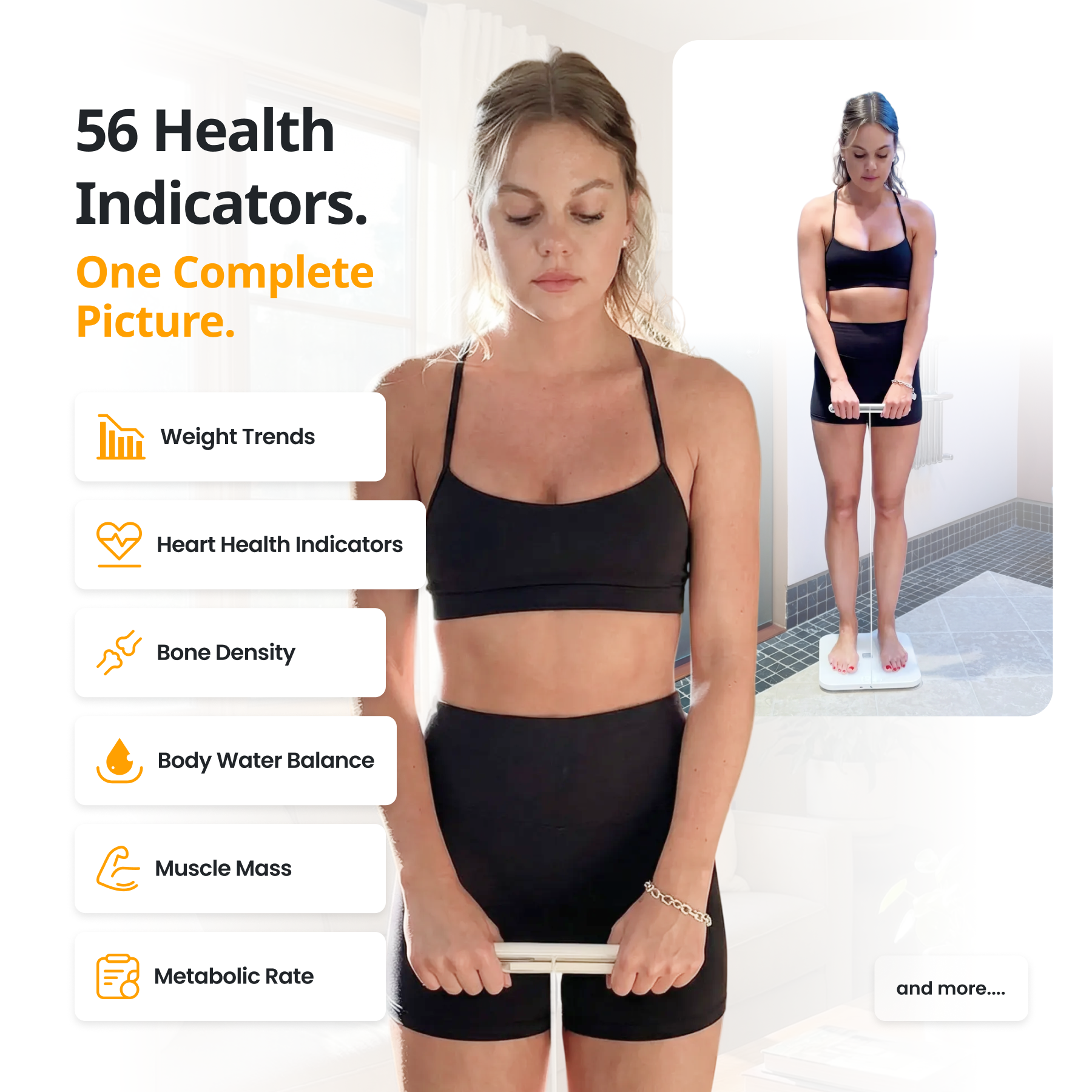 Wellness Tracker: Smart Scale With 8-Electrode System For Detailed Body Composition