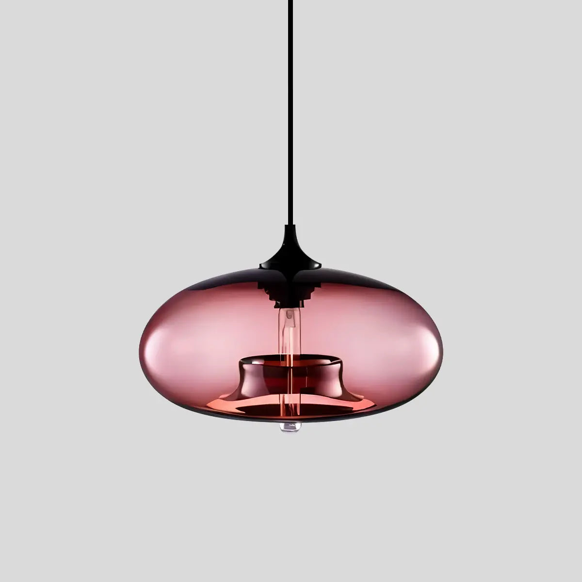Vivid Glass Pendant Fixture for Dining Room Decor Accent