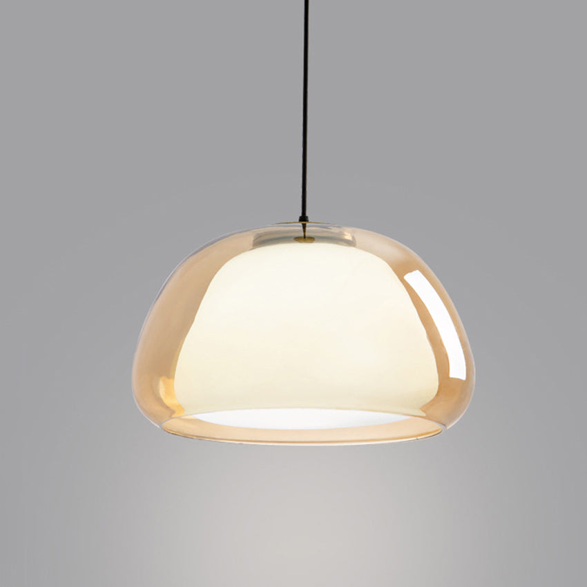 Aurora melkeglass pendellampe for moderne takdekorasjon