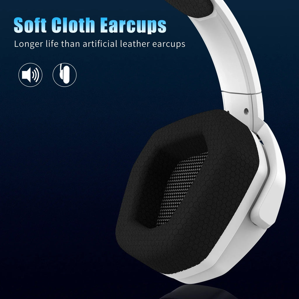 Wireless Headset For Gaming With Active Noise Cancellation And Long Battery Life