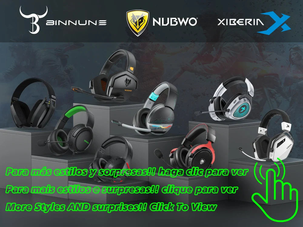 Wireless Headset For Gaming With Active Noise Cancellation And Long Battery Life