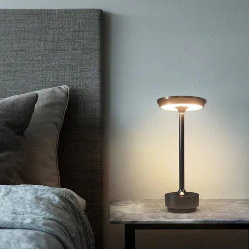Lampe de bureau ou de chevet rechargeable USB au design moderne