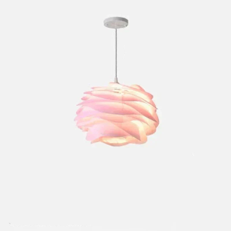 Lámpara de techo AuroraFlora Glass Blossom con brillo inspirado en el rosario
