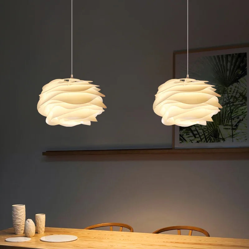 Lámpara de techo AuroraFlora Glass Blossom con brillo inspirado en el rosario