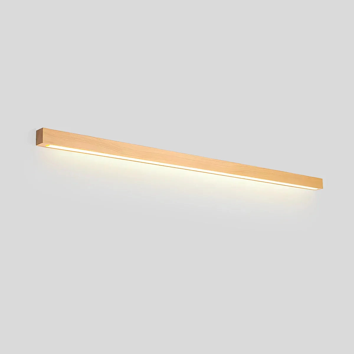 Arlo Linear Wood Wall Light For Hallways, Slim Modern Fixture