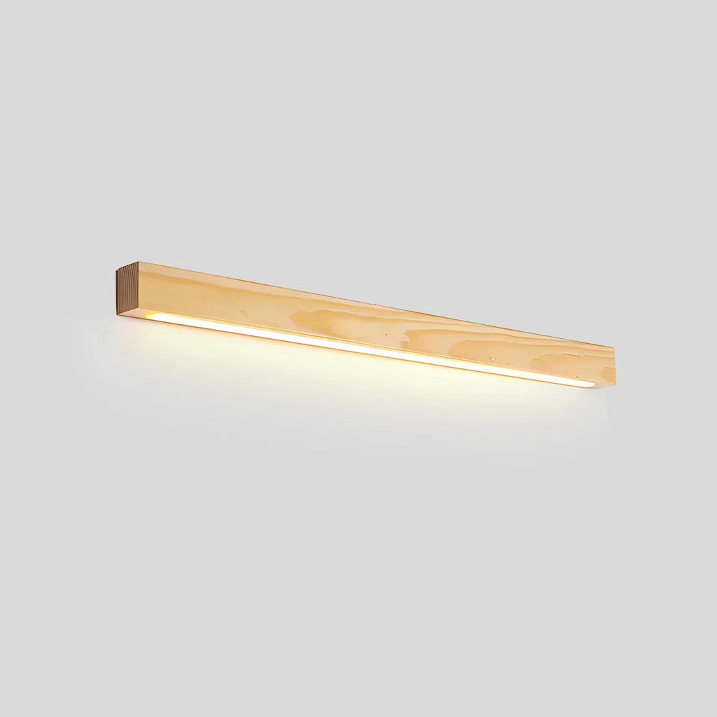 Arlo Linear Wood Wall Light For Hallways, Slim Modern Fixture