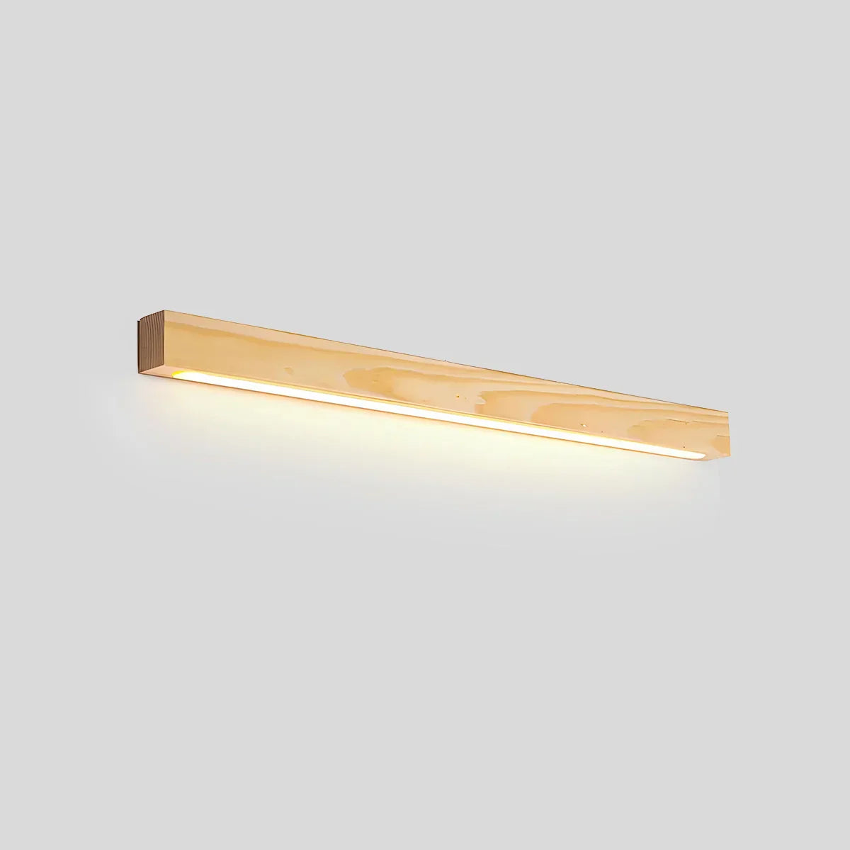 Arlo Linear Wood Wall Light For Hallways, Slim Modern Fixture