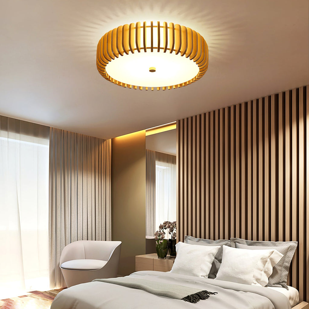 Curved Timber Flush Mount | Ormexis
